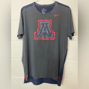 Nike Dri-Fit Arizona Wildcats Athletic Cut Tee Size Large